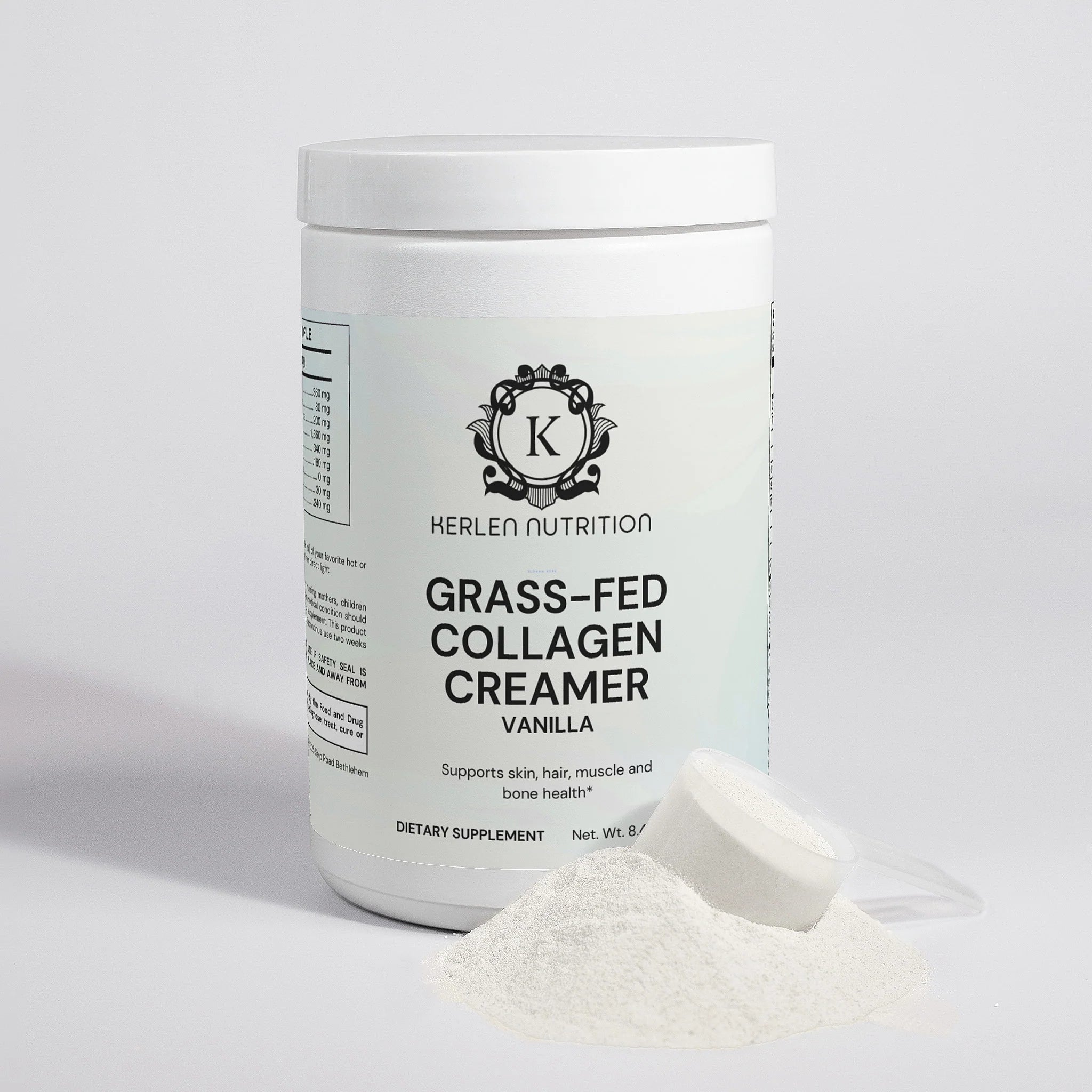 Grass-Fed Collagen Creamer (Vanilla)